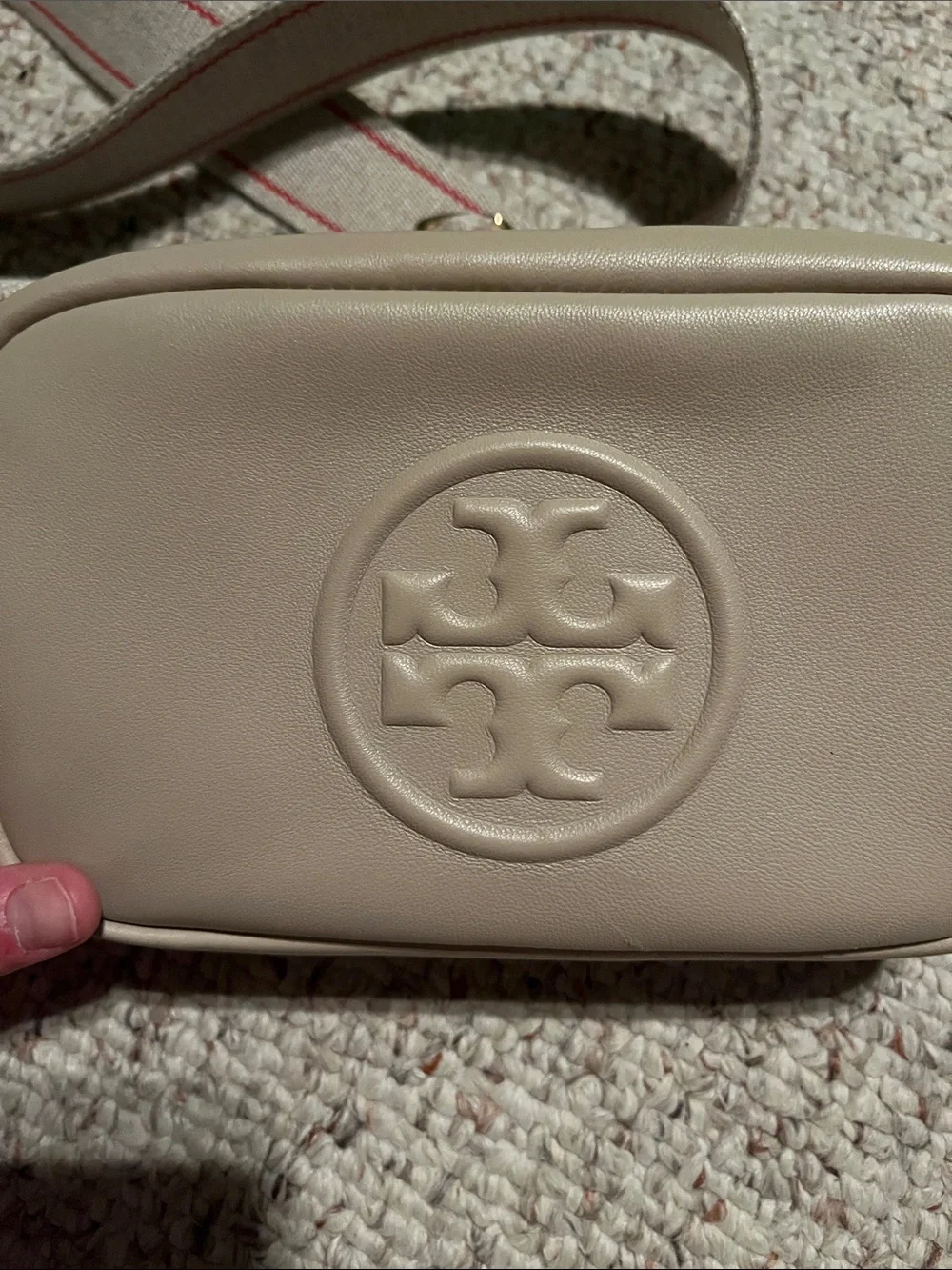 Tory Burch Mini Miller Soft Leather Crossbody Bag